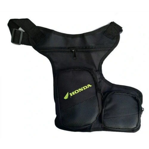 Neon Sarı 2 Cepli Reflektörlü Motosiklet Bacak Çantası