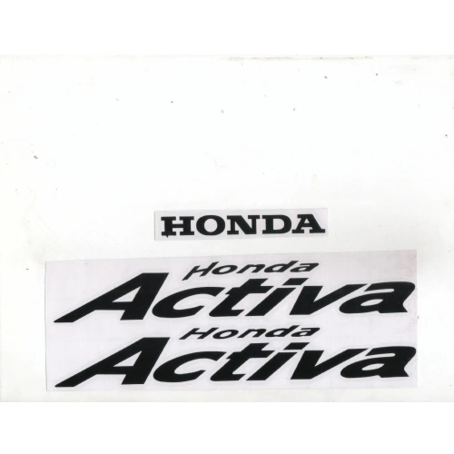 STİCKER SETİ SİYAH ACTIVA 100 YAZISI