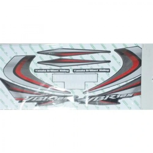 Yamaha Ybr 125 Etiket Takımı Kırmızı 2004-2008