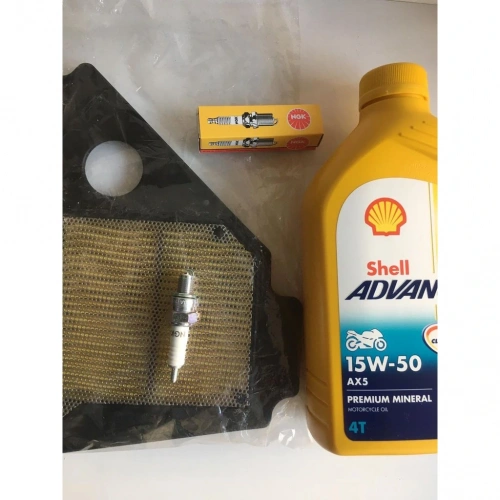 YBR 125 Periyodik Bakım Seti Yağ+Filtre+NGK Buji