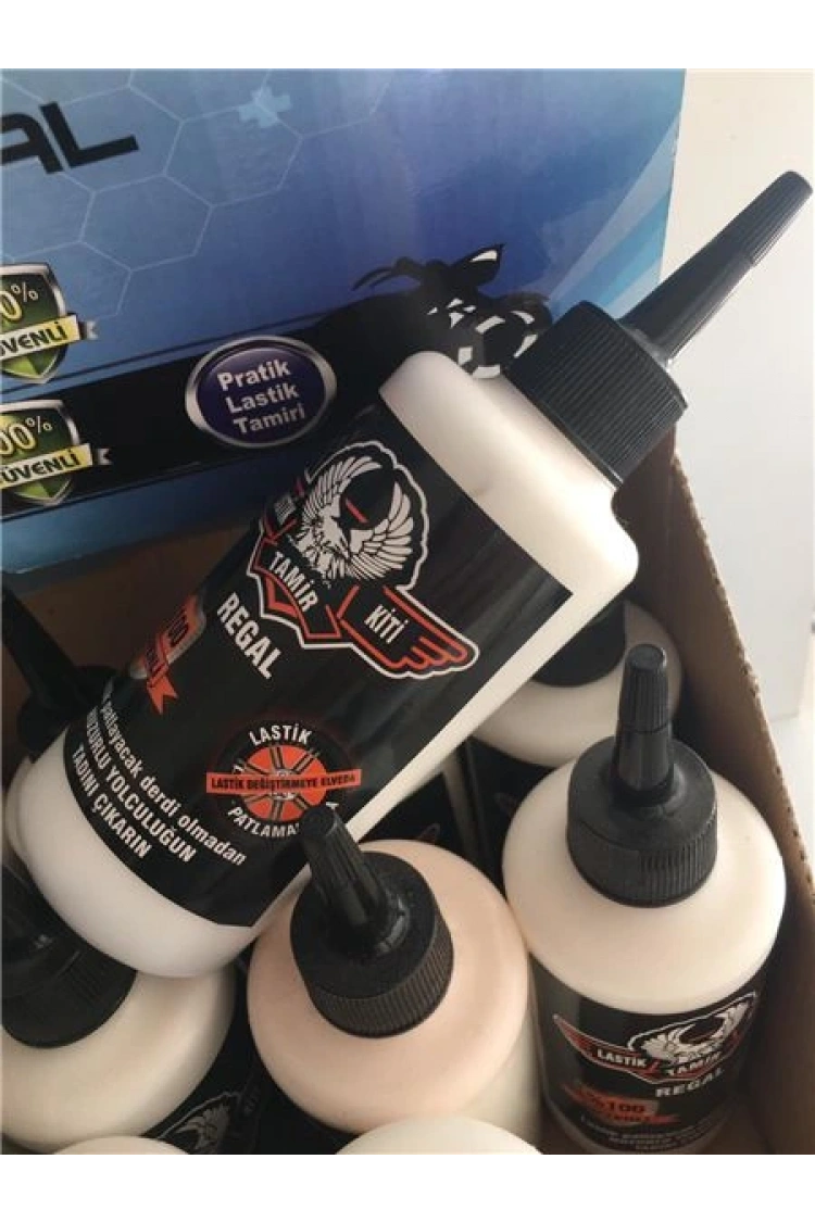 12 Li Lastik Tamir Zırhı Regal Lastik Tamir Sütü Ekonomik Paket
