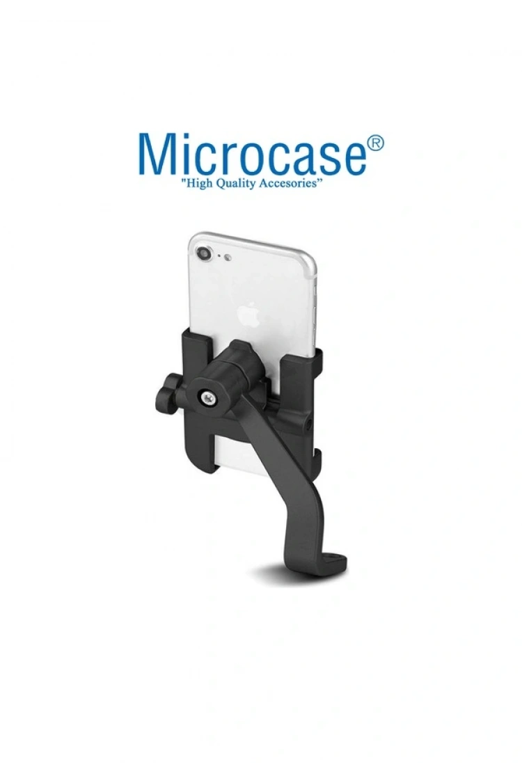 360 Bisiklet Motosiklet Ayna Bağlantılı Telefon Tutucu Aluminyum