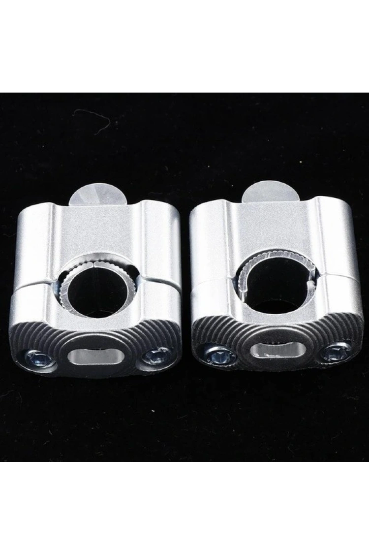 430 2 Parça Motosiklet Gidon Yükselticil 22 mm. 28 mm Nikel Takım