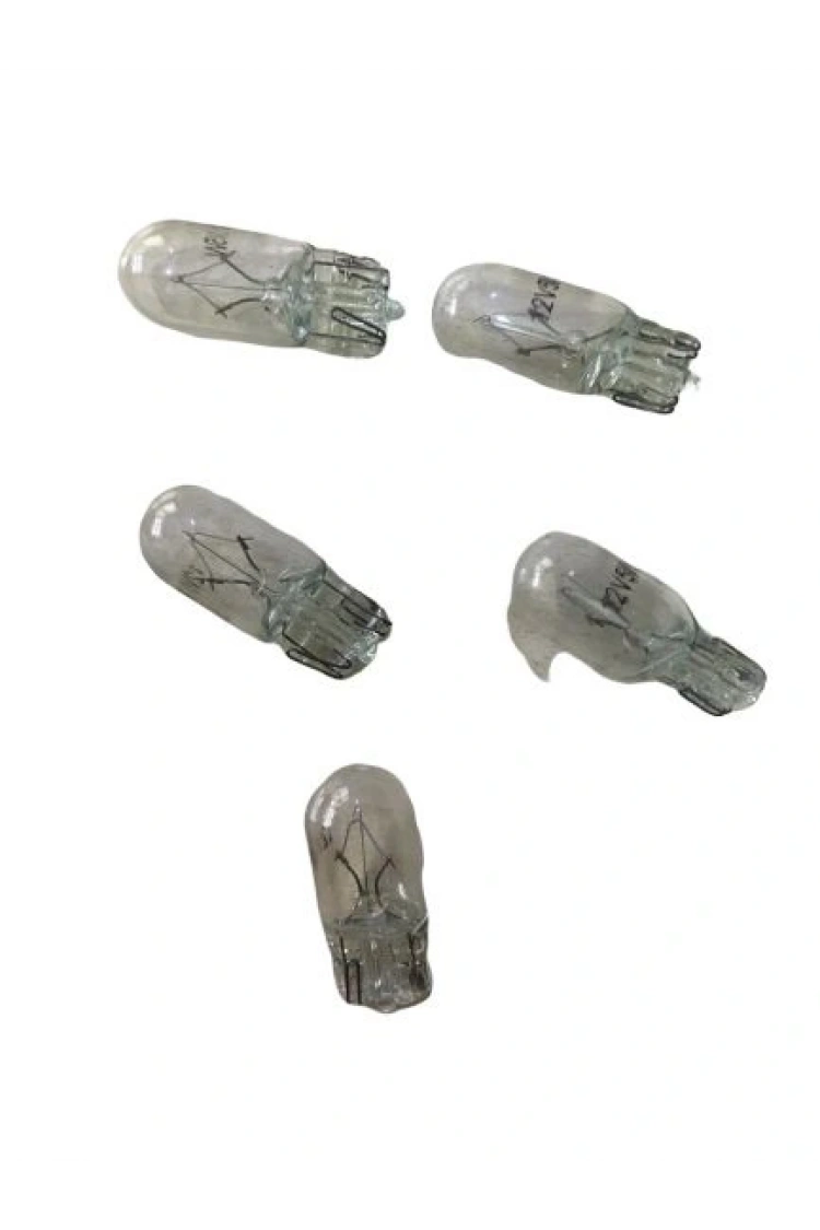 5 Adet 12v 5w Dipsiz Gösterge Ampulu