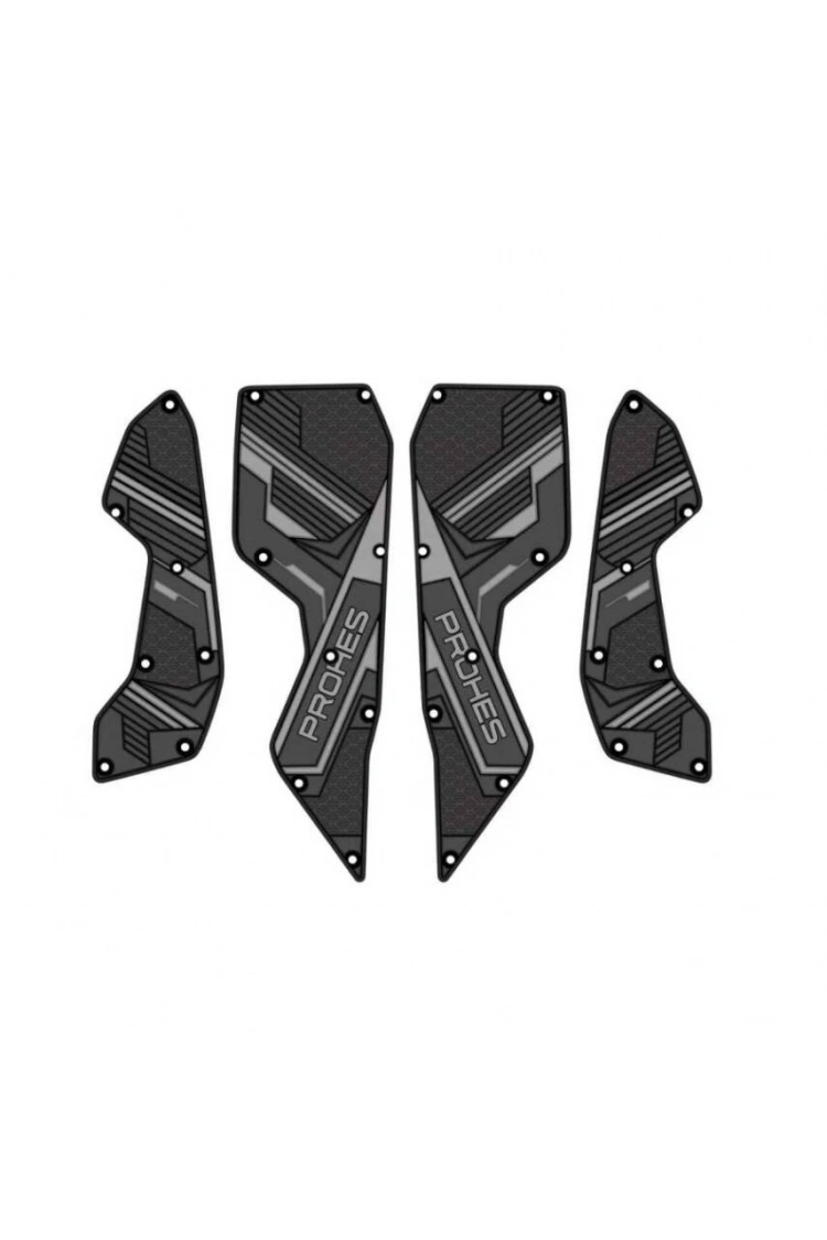 Yamaha NMax 2025 Kauçuk Basamak Takımı 4 Parça Gri Detaylı Model 707