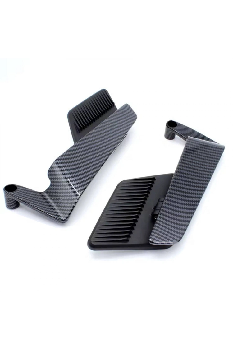 H2 Kanat Ayna Büyük Cam Karbon Desenli A+++ Kalite Üniversal Uyum