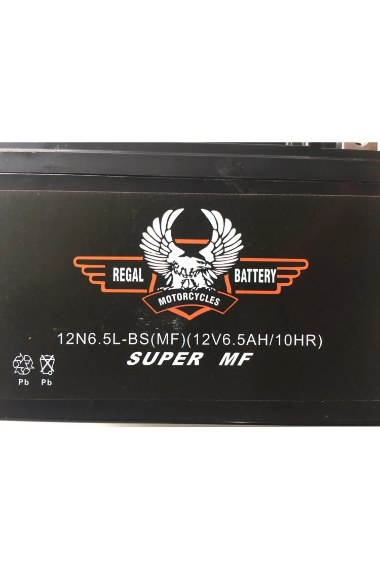 Akü 12N6,5L-BS(MF) 12V 6,5 Ah Motosiklet