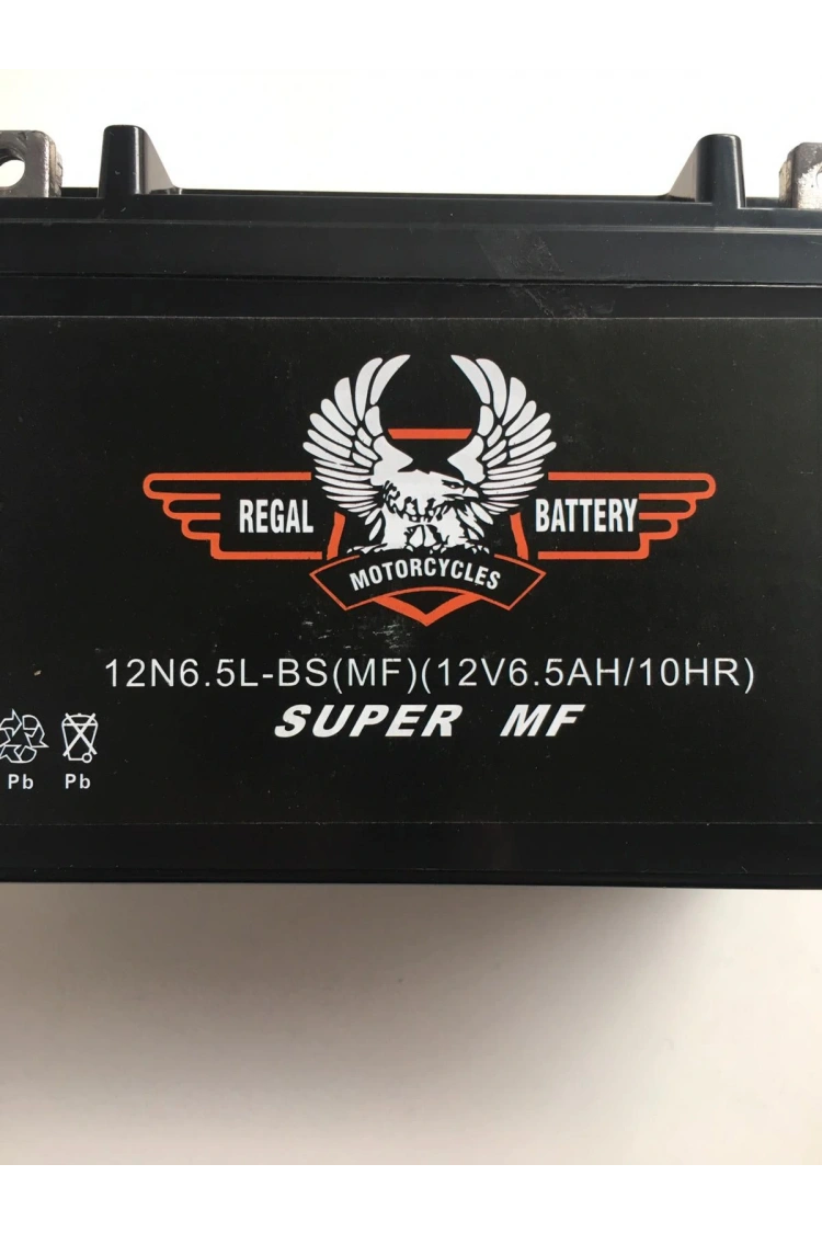 Akü 12N6,5L-BS(MF) 12V 6,5 Ah Motosiklet