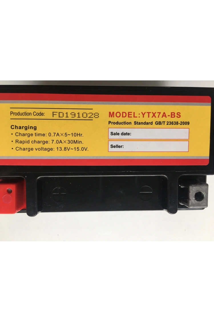 Akü Ytx7a-bs (mf) 12v 7ah Sct Ve Motosikletler İle Uyumlu