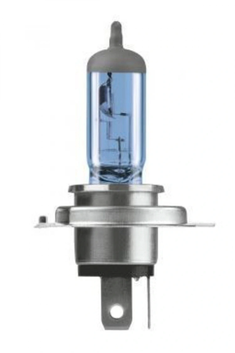 Ampul H4 12v 55 60w Tırnaklı Far 43t %10 Fazla Isık Beyaz Cıft Uyumlu