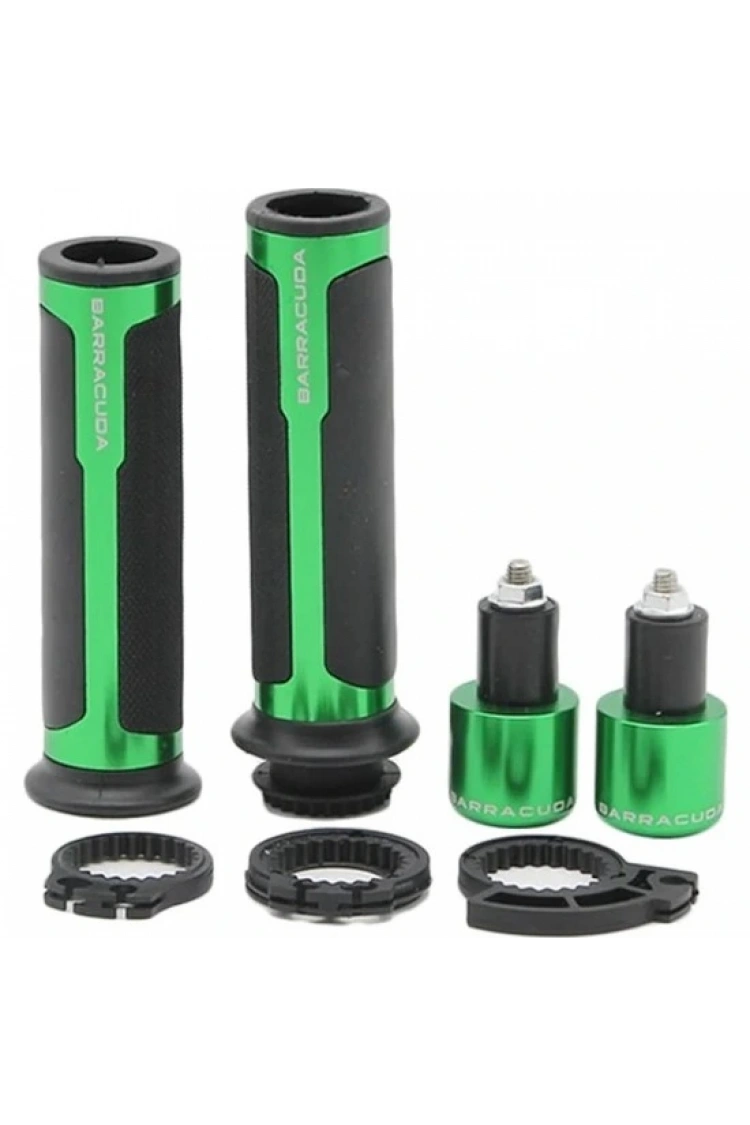 Barracuda Elcik Yeşil Motosiklet Elcik Set Ve Denge Topuzları