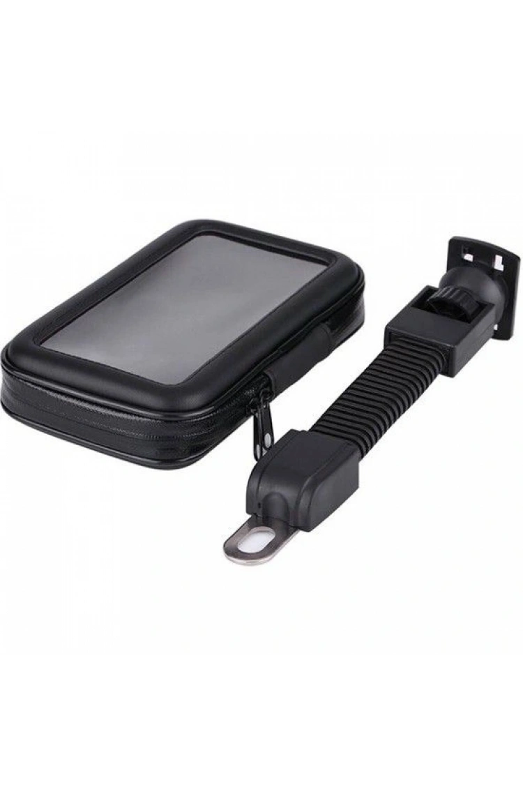 Bisiklet Motosiklet Scooter Atv Telefon Tutucu Fermuarlı Ayna