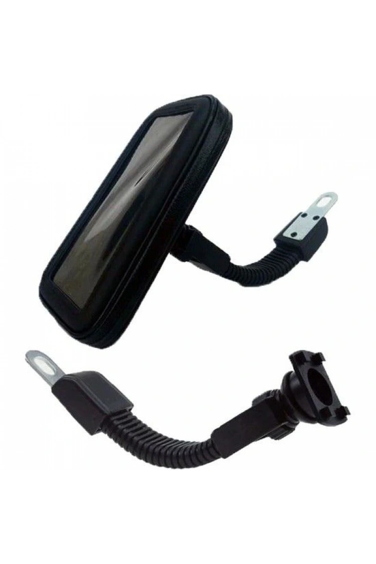 Bisiklet Motosiklet Scooter Atv Telefon Tutucu Fermuarlı Ayna