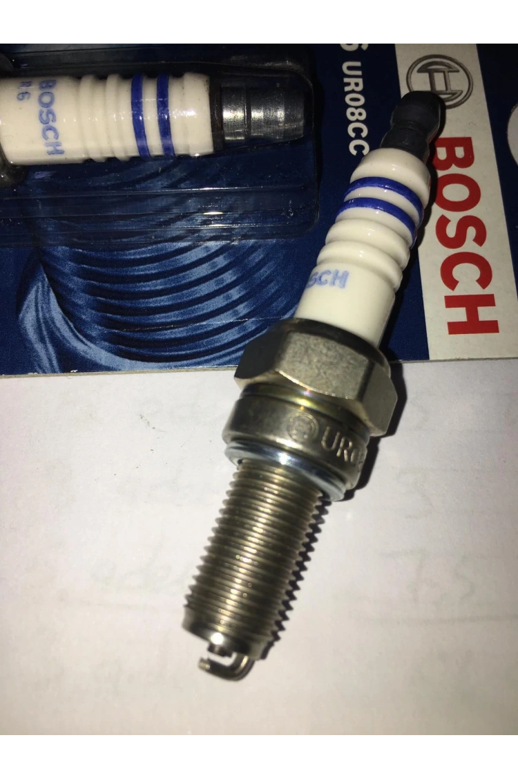 Bosch UR8CC Buji NMax PCX125/150 CBF150- SPACY-ALPHA- PULSAR 200 WEGO ACTIVA-S TRANSALP 750 RKS SPONTINI 110(NGK CPR8EA-9)