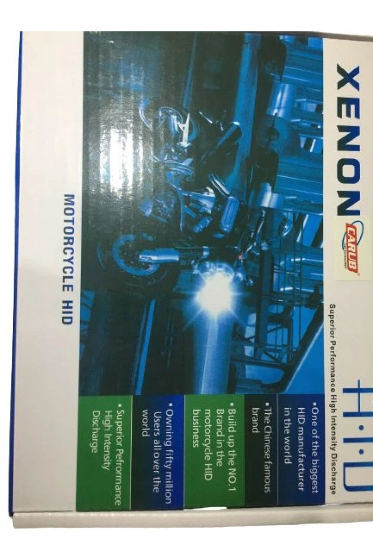 Carub Motosiklet Hibrid Zenon 8000K Buz Mavisi