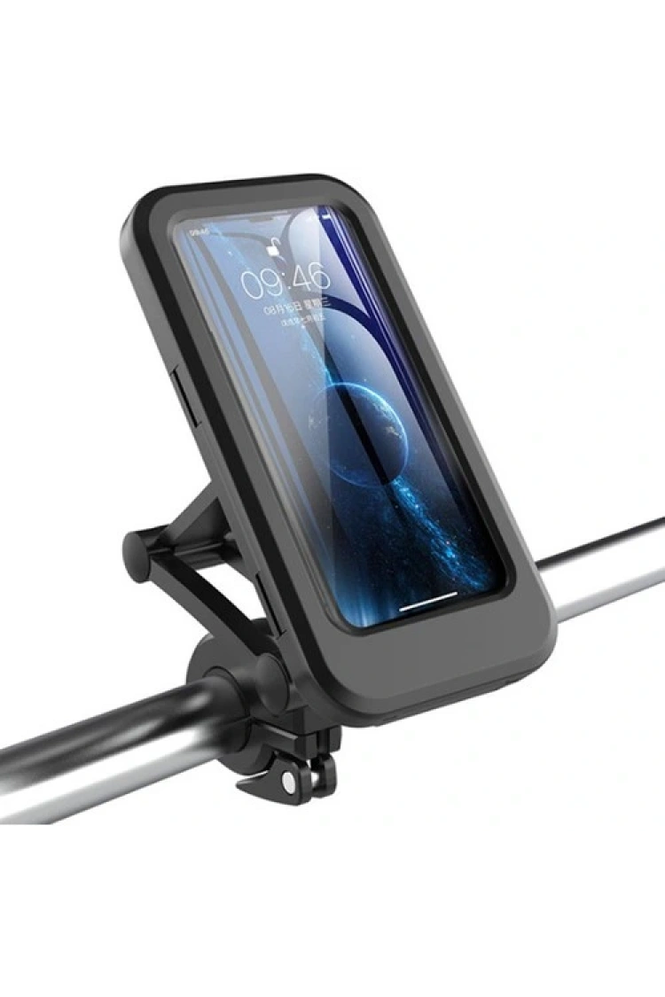 Carub Portatif Universal Motosiklet Bisiklet Su Geçirmez Telefon Tutucu