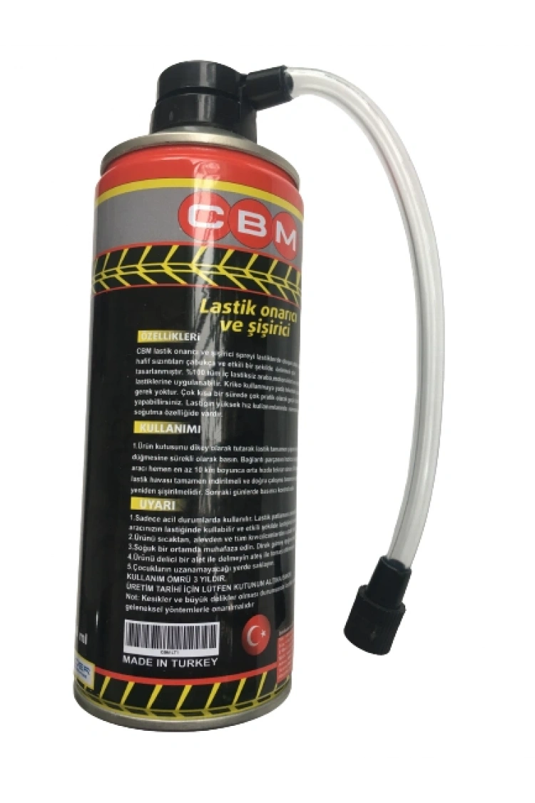 Cbm Wax Otomobil Ve Motosiklet Patlak Lastiği Tamir Ve Şişirici