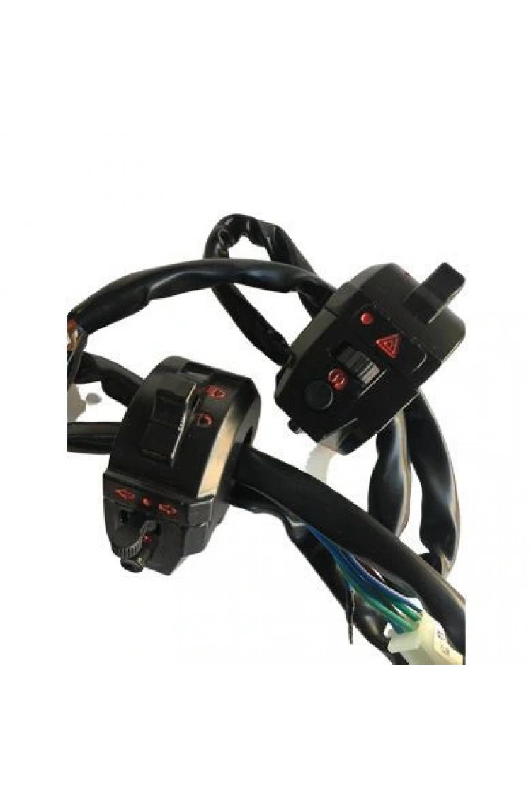 Cg Sağ/Sol Anahtar Takım 2li Düğme Siyah