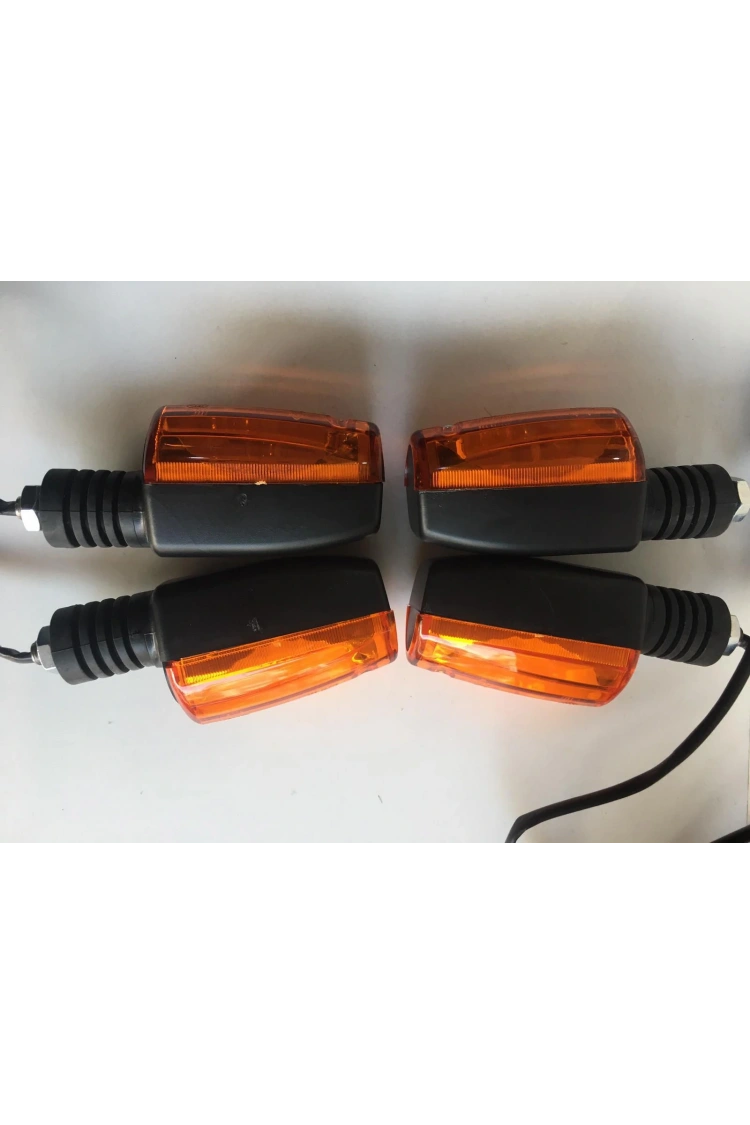 Cg/Ybr 4Lü Sinyal Lambası Ampullu Set Sarı Camlı