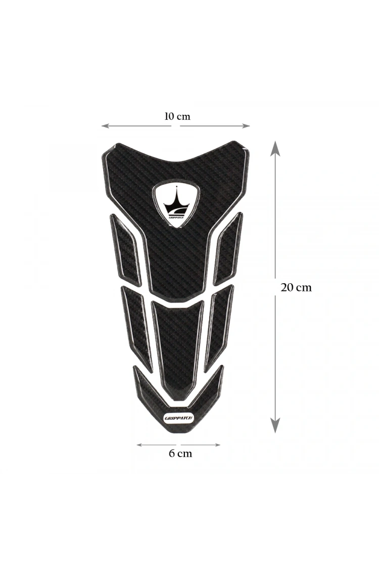Ducati İle Uyumlu Grippach Kaydırmaz 6D Karbon Tank Pad (STİCKER DEĞİLDİR) GC12