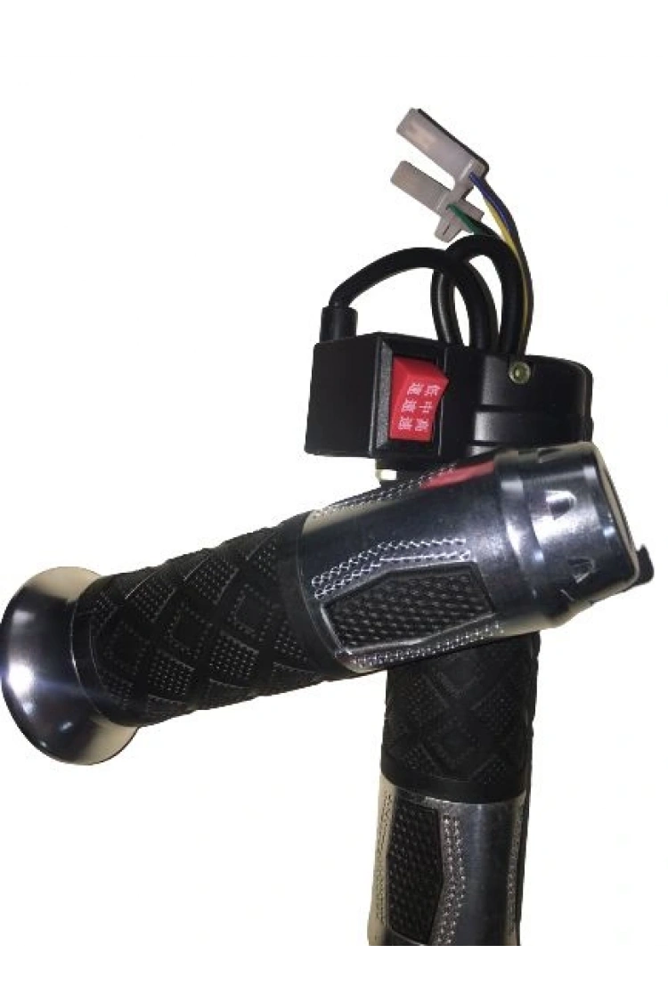 E-BİKE GAZ KOLU 875 KOMPLE 3 VİTES ALİMİNYUM ELCİKLİ GRİ