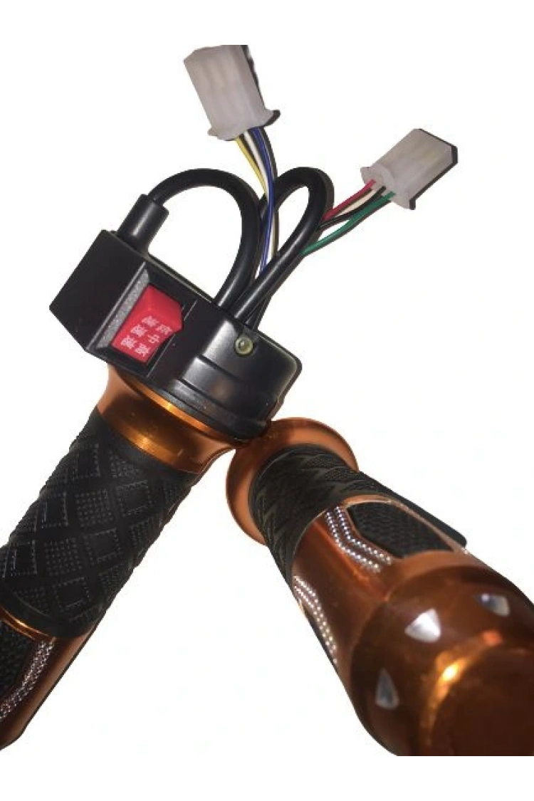 E-BİKE GAZ KOLU 875 KOMPLE 3 VİTES ALİMİNYUM ELCİKLİ SARI