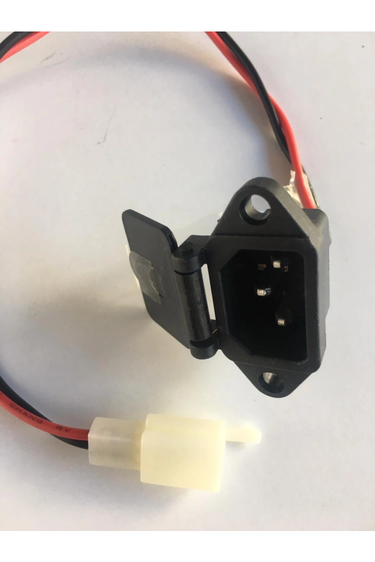 E-bike Şarj Soketi Elektrikli Bisiklet Şarj Girişi Kablolu