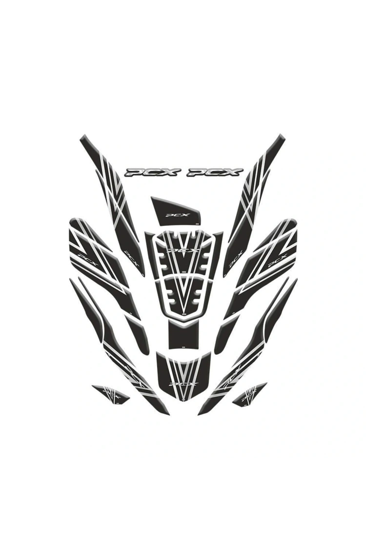 GOGOPREMİUM HONDA PCX 2021 - 2023 UYUMLU TANK PAD SET 001