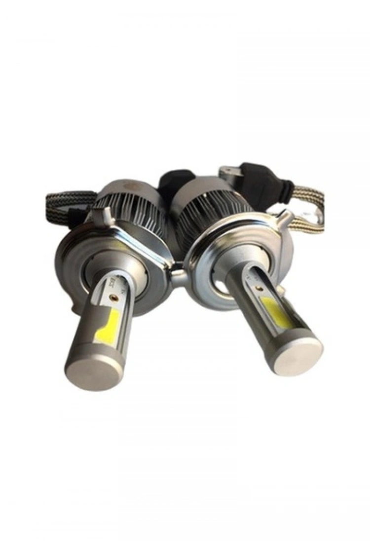 H-4 Led Zenon Fanlı Ampul Şimşek Etkiliİ 2Lİ Otomobil Uyumlu