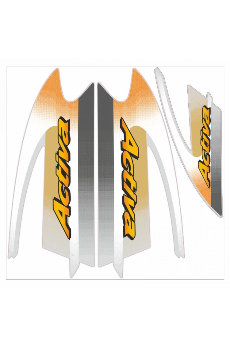 Honda Activa Komple Çıkartma Seti Sarı Orjinal değil