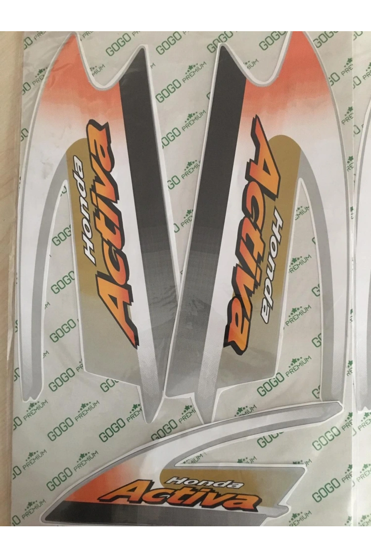 Honda Activa Komple Çıkartma Seti Sarı Orjinal değil