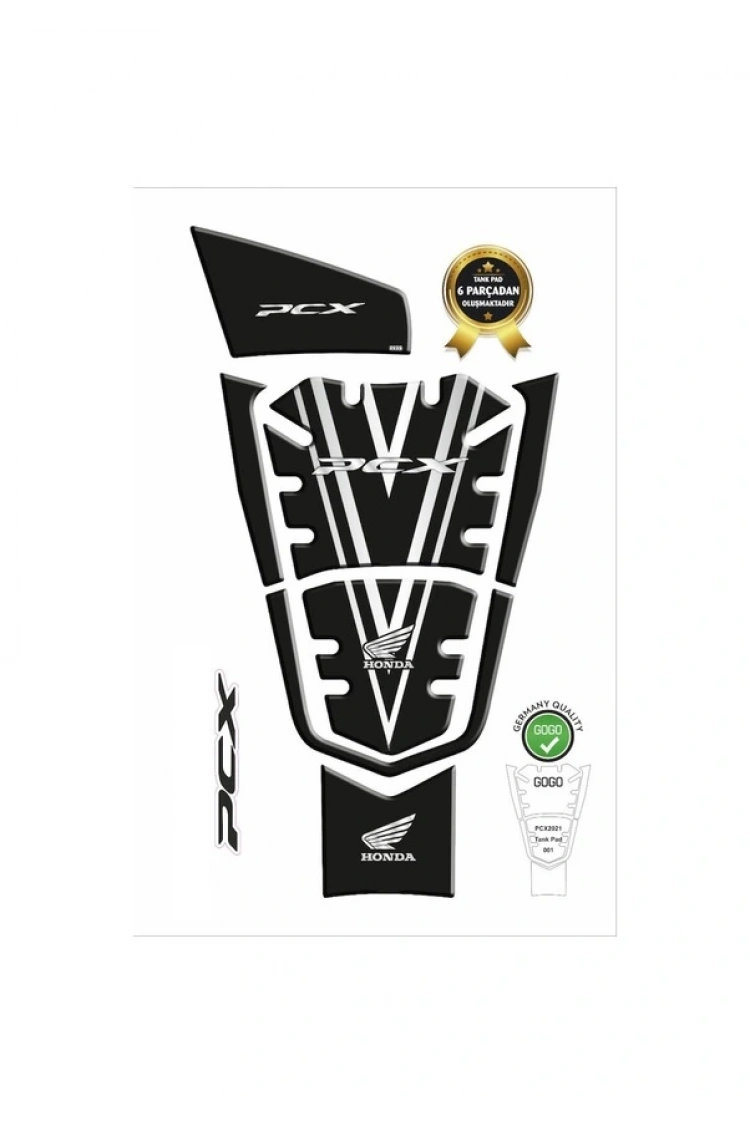 Honda Pcx 125 2021 Tank Pad 7 Parça 001