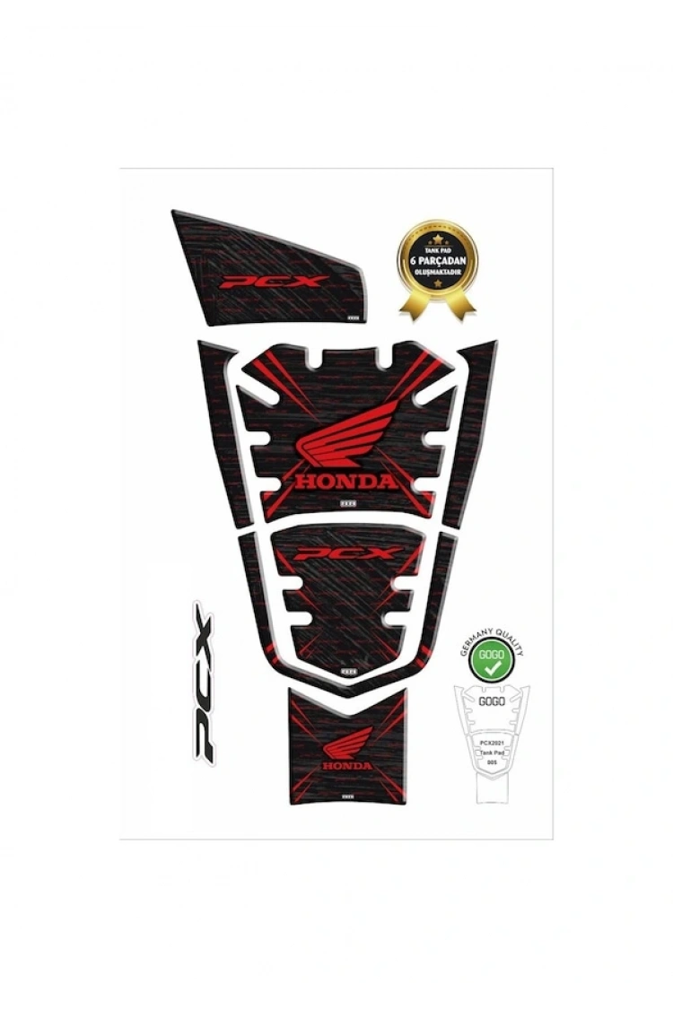 Honda Pcx 125 2021 Tank Pad 7 Parça 005