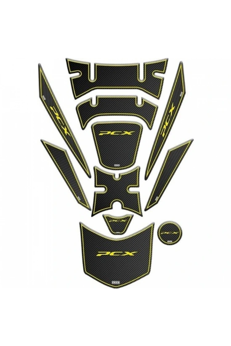 Honda Pcx 2018 - 2020 Uyumlu Tank Pad Set 014