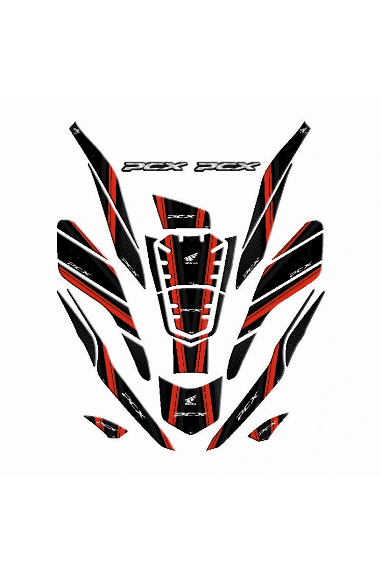 Honda Pcx 2021 ve Sonrası Tank Pad Seti 26 Parça