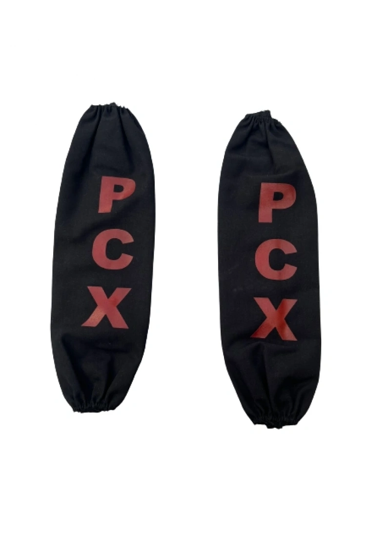 HONDA PCX AMARTİSÖR ÇORABI SİYAH KIRMIZI %100 YERLİ ÜRÜN