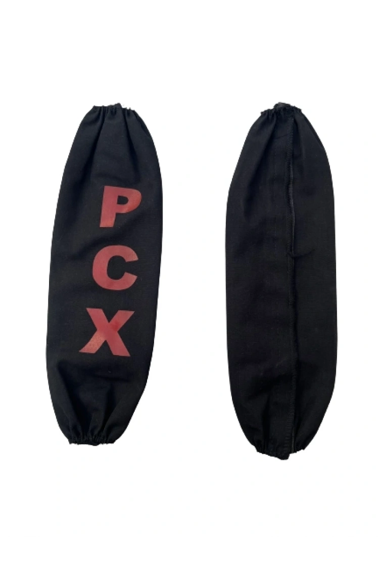 HONDA PCX AMARTİSÖR ÇORABI SİYAH KIRMIZI %100 YERLİ ÜRÜN