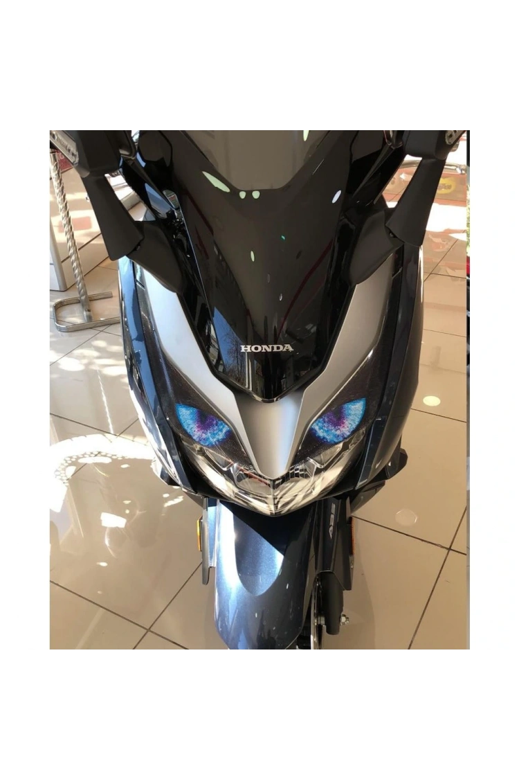 Honda PCX Far Stiker+Far Kaşı 2018-2019-2020 Uyumlu Kırmızı
