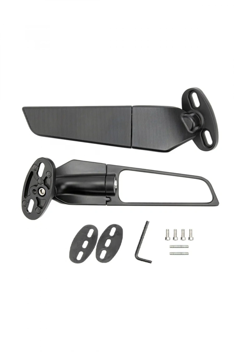 Hsb Motosiklet Yarasa H2 Ayna Takımı Küçük Model Üniversal