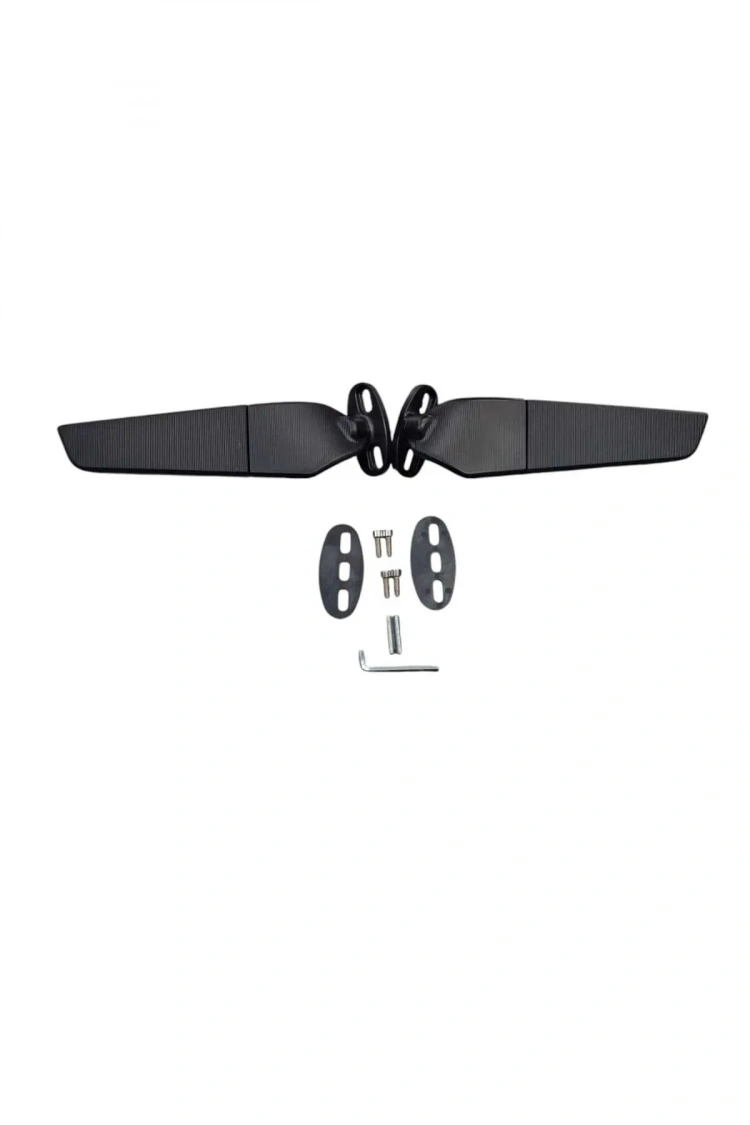 Hsb Motosiklet Yarasa H2 Ayna Takımı Küçük Model Üniversal