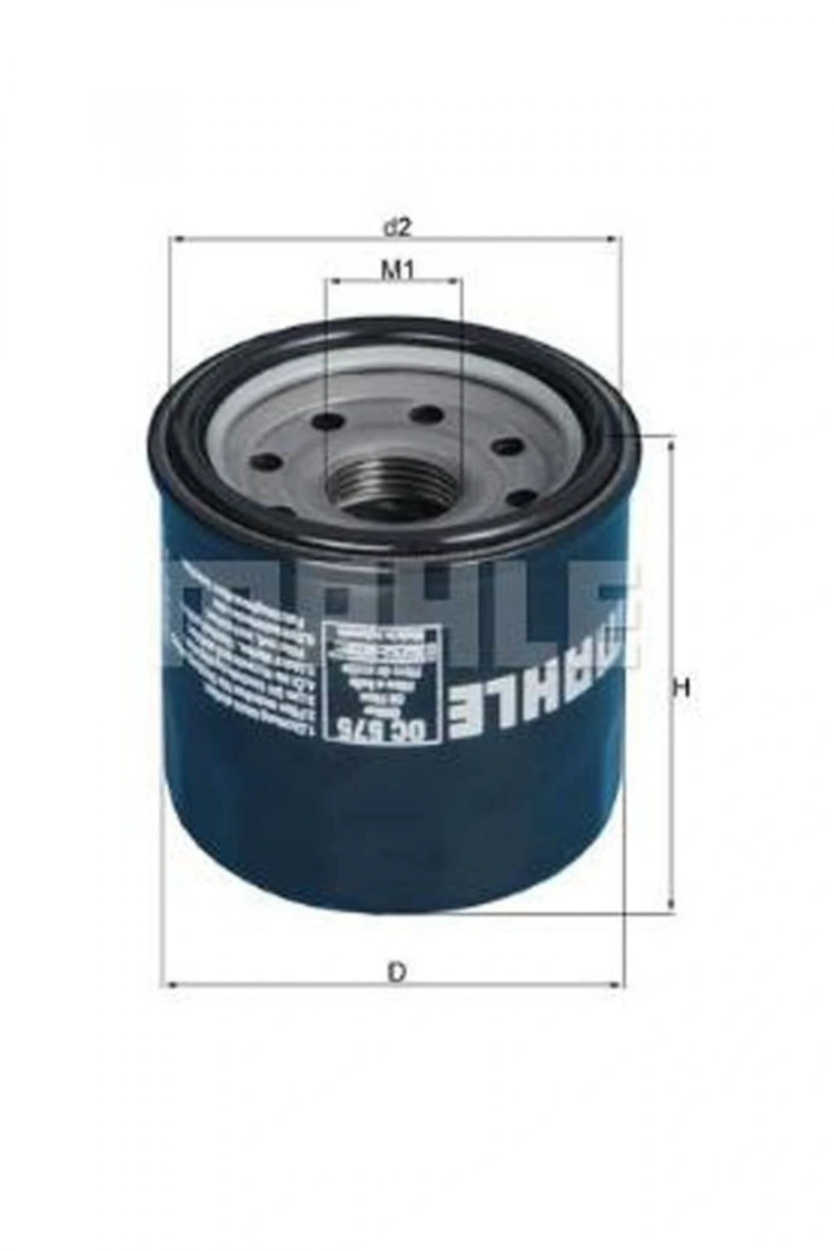 Kawasaki Kle650 versys 08-19 Mahle Oc 575 Yağ Filtresi