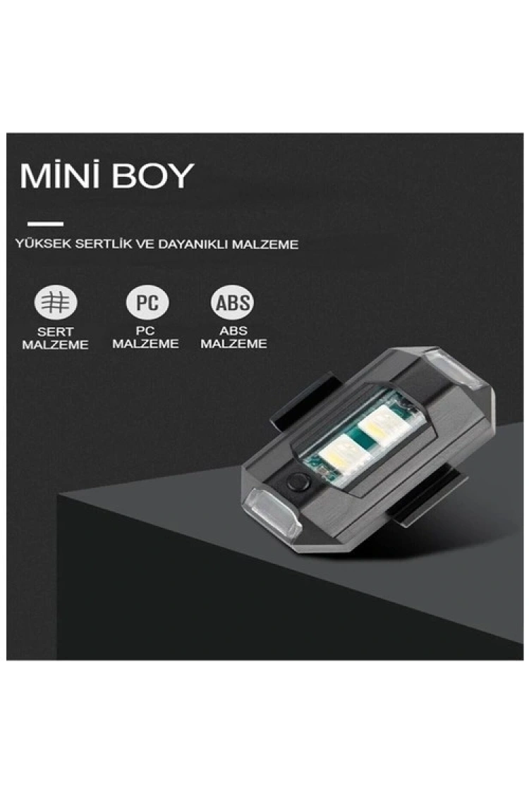 Mini Kablosuz Çakar Lamba Kablosuz 7 Renk Çakarlı Lamba LED Araba Motosiklet Bisiklet Drone