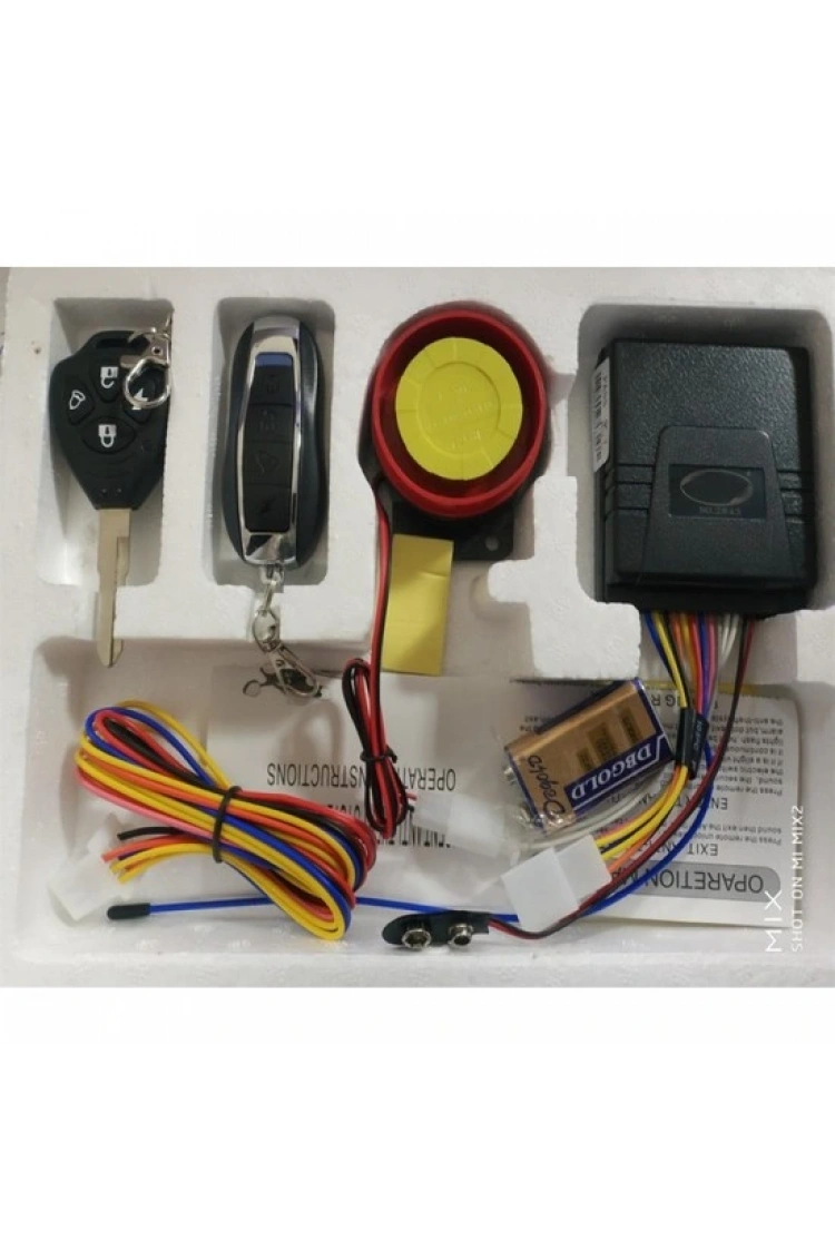 Motorsiklet Alarm Seti 120db Uzaktan Çalıştırma Anti-Hırsızlık