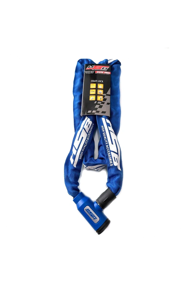 MOTOSİKLET 6x1500 BEZLİ ZİNCİR KİLİT MAVİ