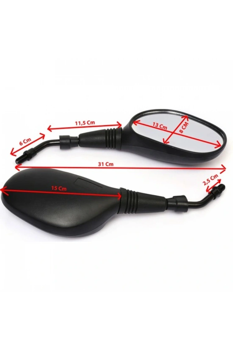 Motosiklet Ayna 10 mm Cup (Cub) Cg Ybr Qy Spayc Kh Tvs Pcx Xmax