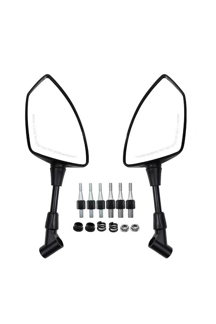 Motosiklet Ayna 426 Kırmızı Şeritli Üniversal 8-10 mm Uyumlu Marka Model Fark Etmez