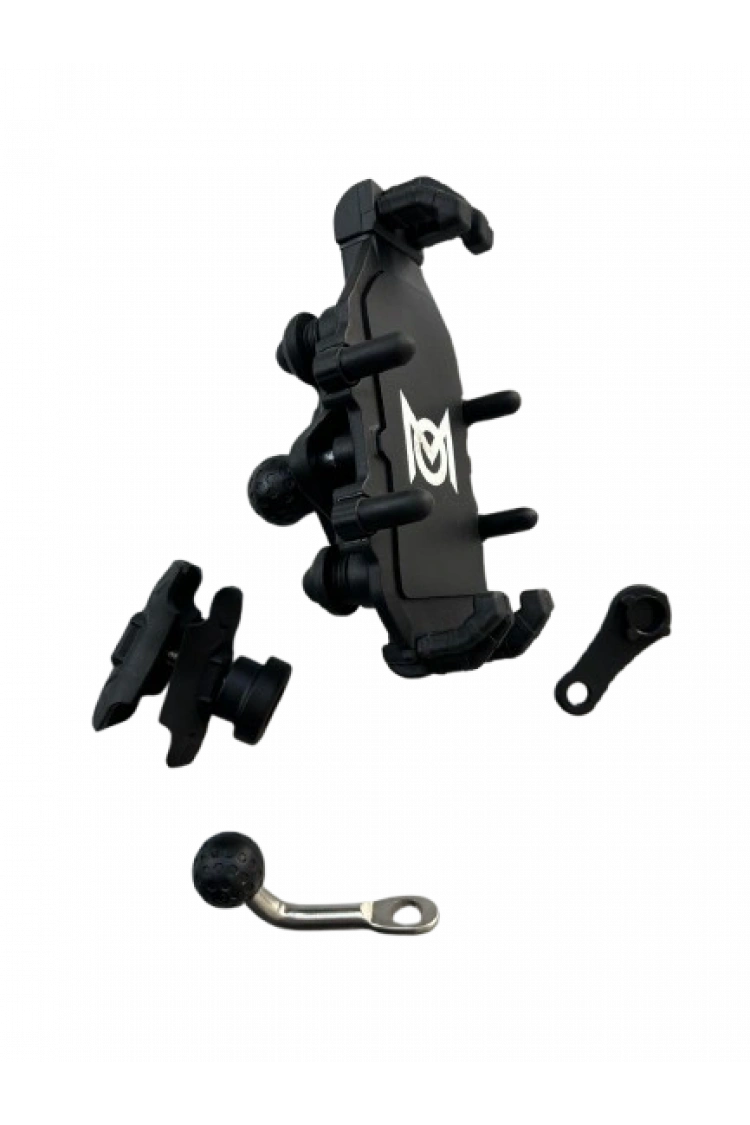 Motosiklet Ayna Bağlantılı Telefon Tutucu (Titreşim Modüllü) A Kalite