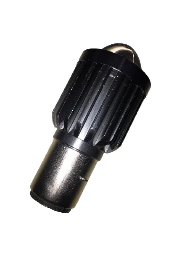 Motosiklet BA20D Dc 12-60 V 12 W 6500K Cob LED Uzun / Kısa Işık Far Ampul Beyaz (Bosch Tipi)
