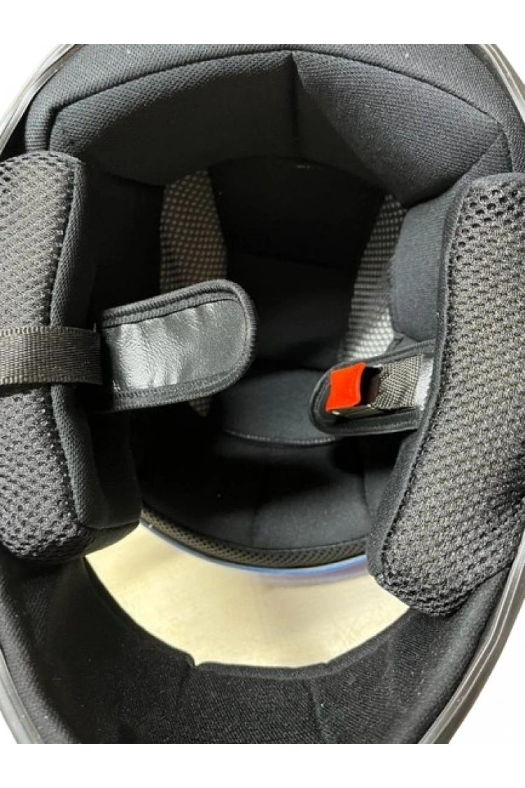 Motosiklet Düz Renk Eko Fullface Kask Siyah