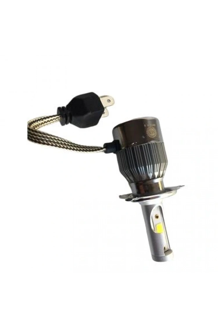 H-4 Led Zenon Fanlı Ampul Şimşek Etkiliİ 2Lİ Otomobil Uyumlu